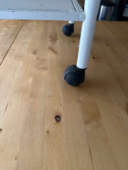 Photo of free White metal trolley on wheels (Great Shelford CB22) #3