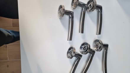 Photo of free handles polished chrome x 6 (Epsom kt17) #1