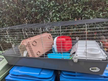 Photo of free Large small animal cage & bowls etc (East Dulwich SE22) #1