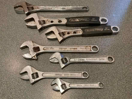 Photo of free 7 adjustable spanners (Beckenham BR3) #1