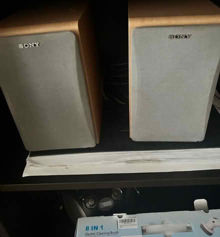 Photo of free Pair of Sony speakers (Askew Road) #1