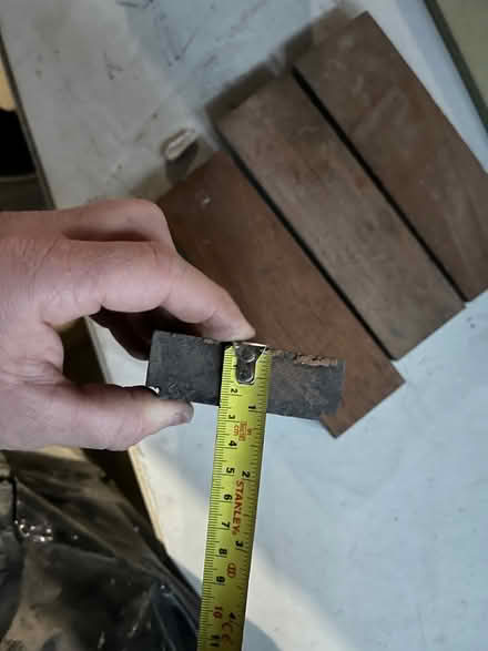Photo of free 8 large bags Antique Oak Parquet (SW11 4RD) #2