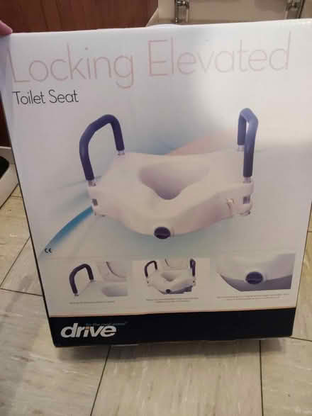 Photo of free Raised toilet seat and box (The Folly BN7) #2