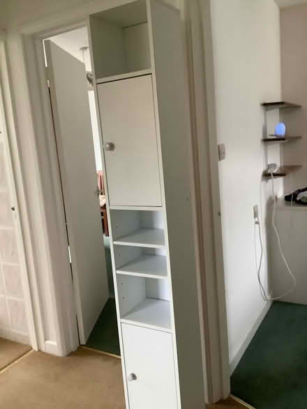 Photo of free Tall narrow bathroom cabinet (Malvern, Worcestershire) #1