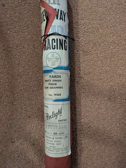 Photo of free Tacing paper roll (Woodley RG5) #1