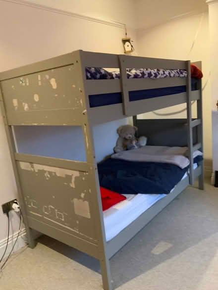 Photo of free Sturdy, wooden bunk beds (Woodford IG8) #2