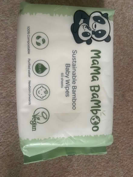 Photo of free Approx 20 packs of mama bamboo wipes (Shenley Brook End MK5) #2