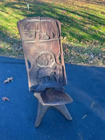 Photo of free Vintage Tribal African chair (New Hope) #1