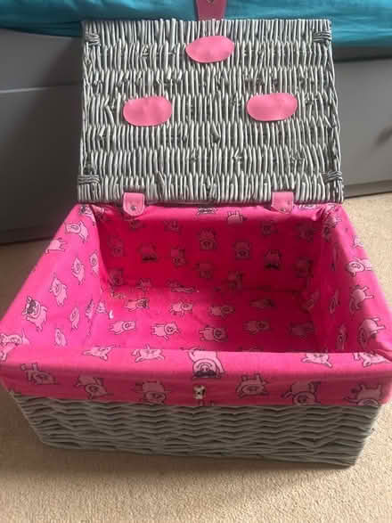 Photo of free Percy pig wicker basket (Shenley Brook End MK5) #2