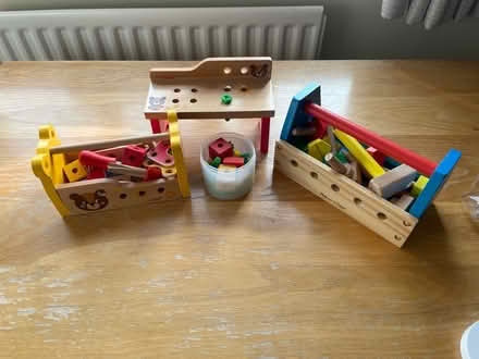 Photo of free Wooden tools and tool boxes toys (RM7) #1