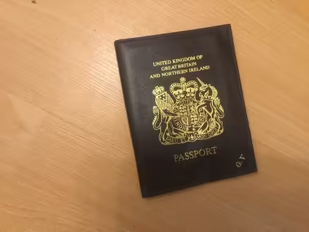Photo of free Black leather passport holder (B62 near Blackheath) #1