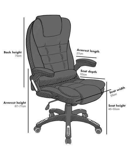 Photo of free Office Chair/very comfy (Chertsey KT16) #2