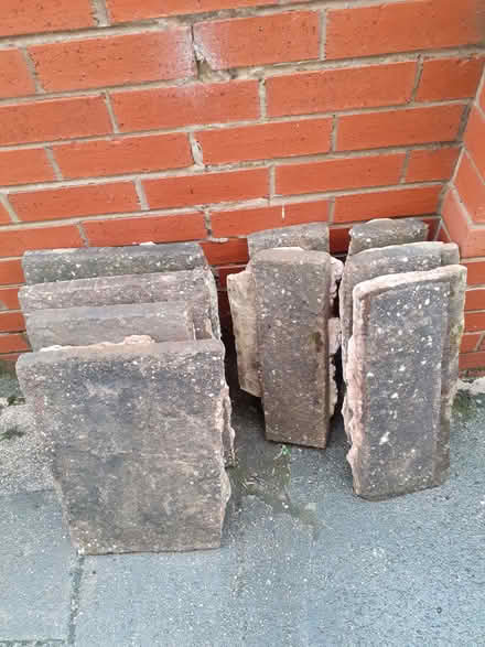 Photo of free Garden/path flags used (Southport PR8) #1