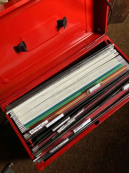 Photo of free metal box with paper files (Glastonbury BA6) #2