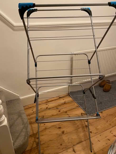 Photo of free Clothes airer x 2 and dustpan and brush (Fulham Palace Rd SW6) #2