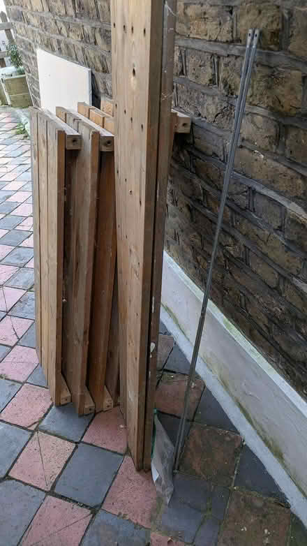 Photo of free Basic wooden shelf unit (Brixton SW2) #2