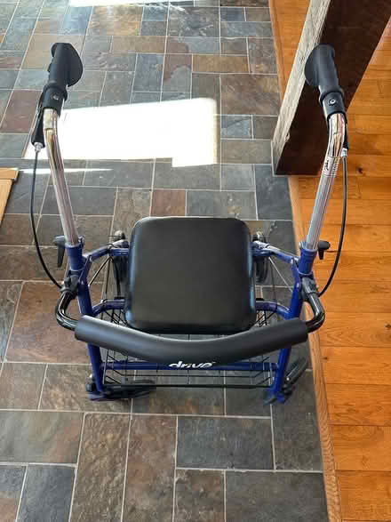 Photo of free Collapsible walker with basket (Near Mountain View Ca) #1