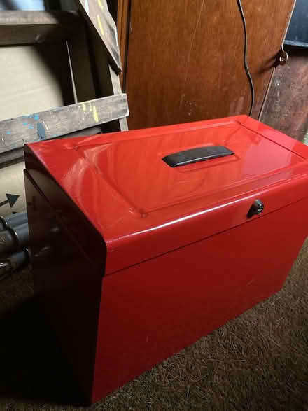 Photo of free metal box with paper files (Glastonbury BA6) #3