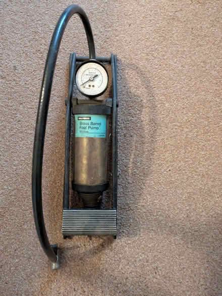 Photo of free Foot pump (Woodley RG5) #1