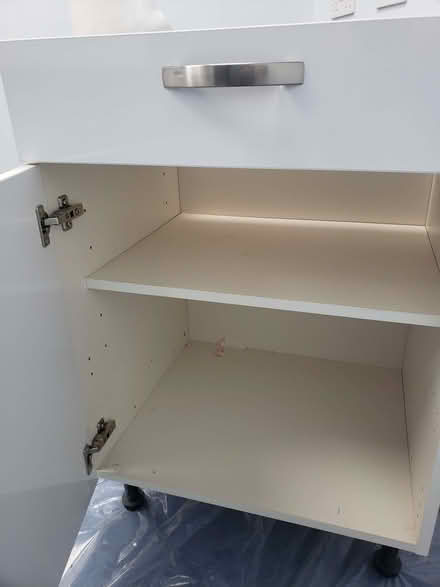 Photo of free White kitchen cupboard with drawer (Appleby-in-Westmorland CA16) #1