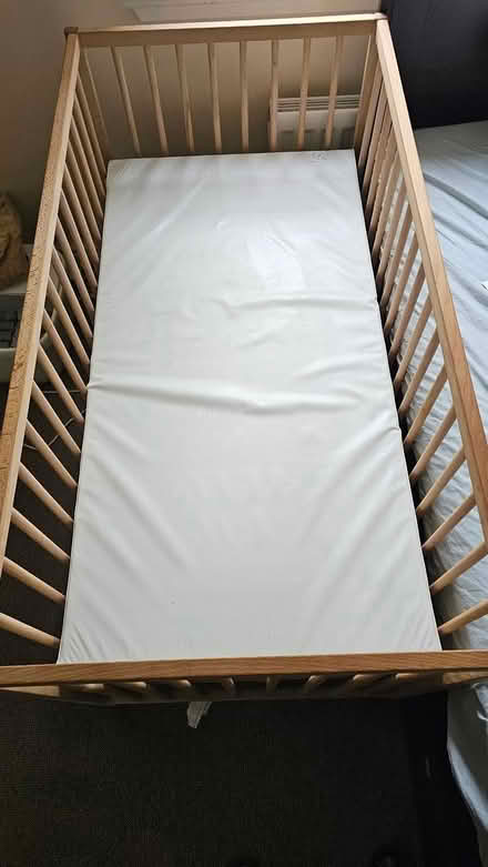 Photo of free Baby/Toddler cot and mattress (EH5) #2