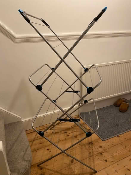 Photo of free Clothes airer x 2 and dustpan and brush (Fulham Palace Rd SW6) #3