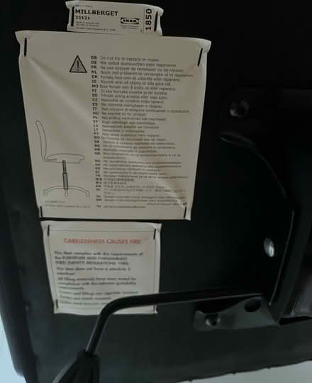 Photo of free IKEA office chair (Hackney E5) #3