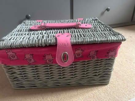 Photo of free Percy pig wicker basket (Shenley Brook End MK5) #1