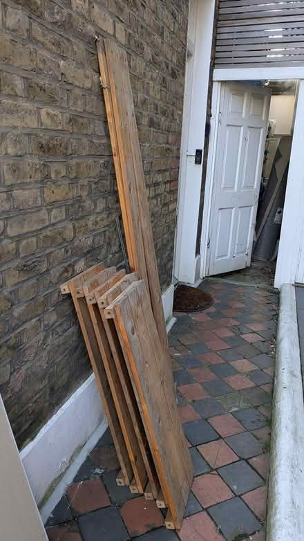 Photo of free Basic wooden shelf unit (Brixton SW2) #1