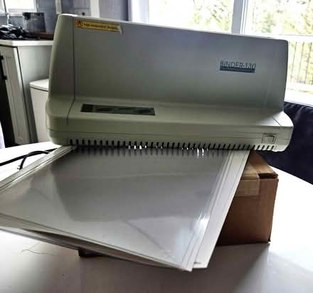 Photo of free thermal report binding machine (Cuttermill neighborhood) #1
