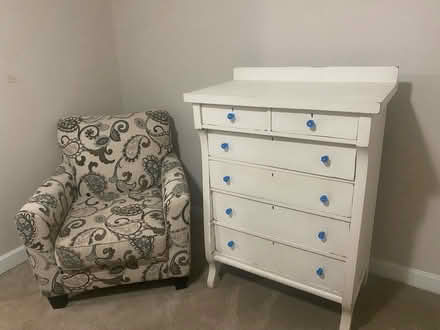 Photo of free Chair (dresser gone) (Spring ridge) #1
