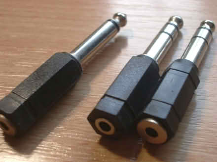 Photo of free Audio plugs and adapters, 6mm. (Flaxby HG5) #4
