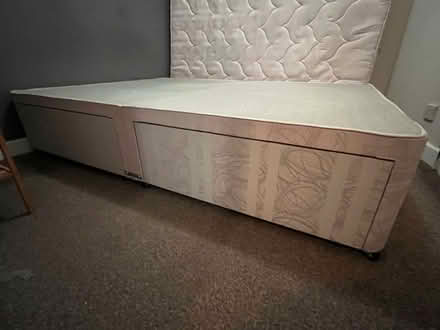 Photo of free Divan double bed (Biddulph Moor) #1