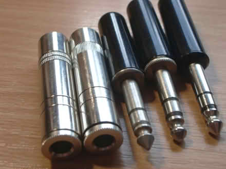 Photo of free Audio plugs and adapters, 6mm. (Flaxby HG5) #2