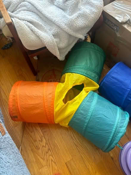 Photo of free Cat tunnel and other cat toys (Eckington) #1