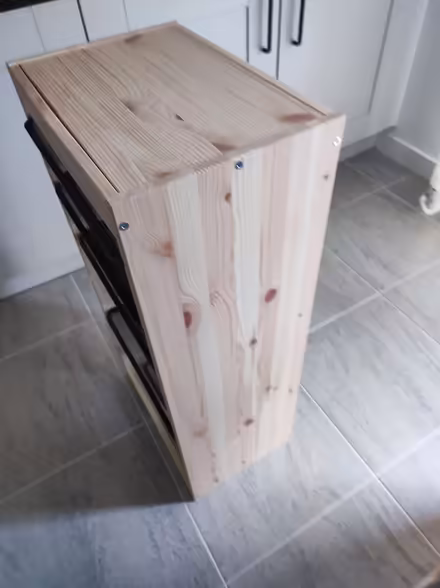 Photo of free IKEA Trofast wood frame & 4 baskets (Blairgowrie PH10) #1