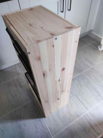 Photo of free IKEA Trofast wood frame & 4 baskets (Blairgowrie PH10) #1