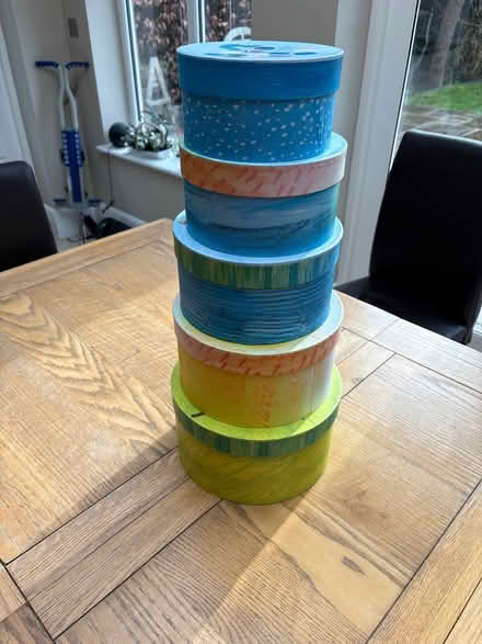 Photo of free Hungry caterpillar storage boxes (Southfields SW19) #1