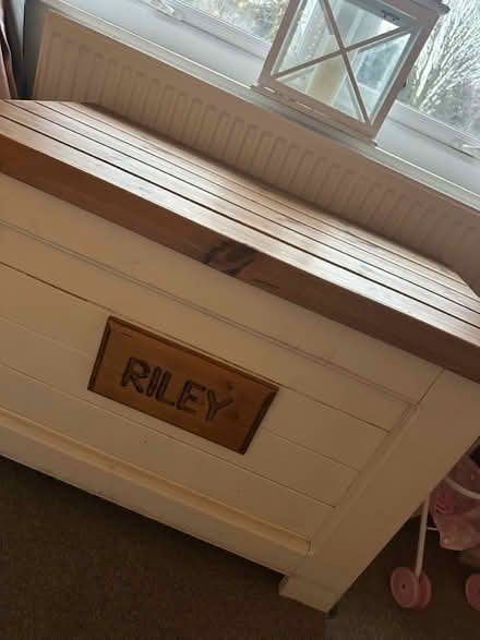 Photo of free Wooden ottoman (S6 Hillsborough) #1