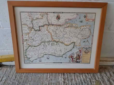 Photo of free Framed Historical Map (Shoreham-by-Sea BN43) #1