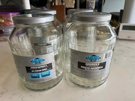 Photo of free 4 x 2.5 litre glass jars (NG3) #1