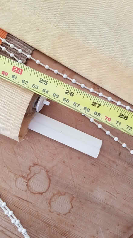 Photo of free 2 Yellow Fabric Roller Blinds (TN25) #4