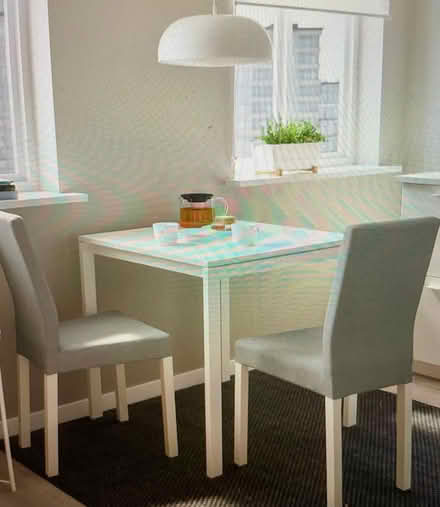 Photo of free Minimalist white table (Shepherds Bush W12) #1