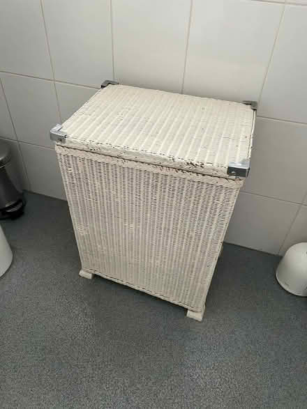 Photo of free Lloyd Loom laundry bin (Hillingdon UB10) #1