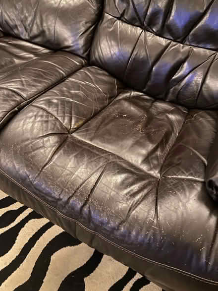 Photo of free Reclining Electric Leather Sofa (Gillingham - near big Tesco) #2