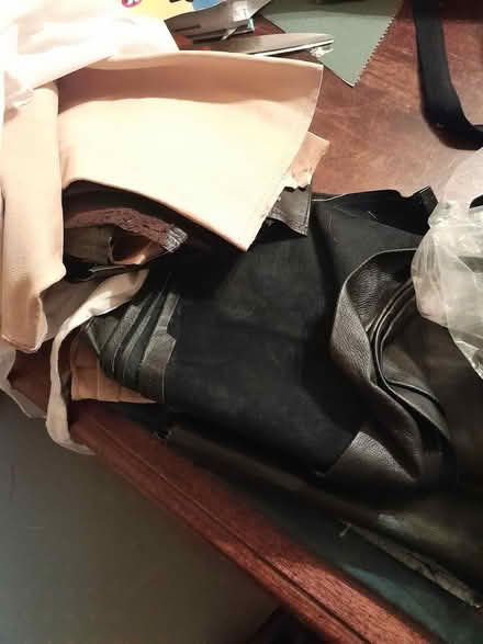 Photo of free Leather/suede pieces (Bridgnorth High Town WV16) #1