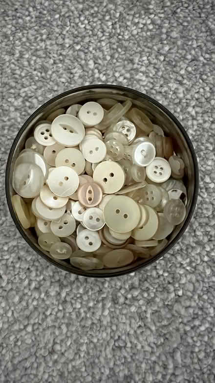 Photo of free Small white buttons (Carlton CA11) #1