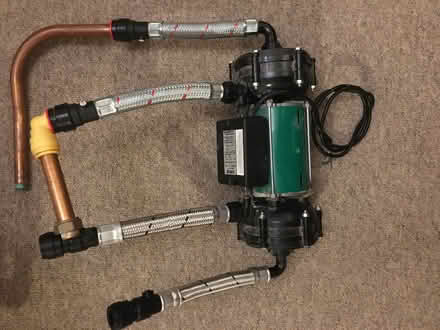 Photo of free Salamander dual shower pump (Codicote SG4) #3