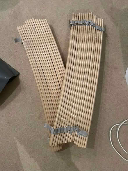 Photo of free Slatted bed base, standard double worth £35 (IKEA) (Shepherds Bush W12) #1