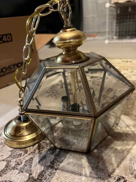 Photo of free Brass pendant light (Brewster) #1